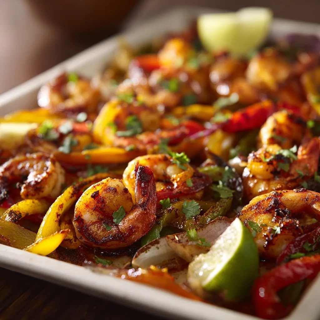 Flavorful Sheet Pan Shrimp Fajitas Ready in 30 Minutes