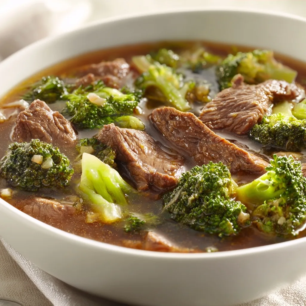 Slow Cooker Beef and Broccoli Soup Recipe for Cozy Days